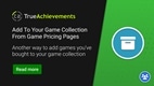 Site Feature: New game price pages including ‘Add to game collection’ button
